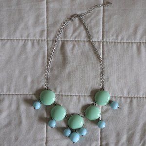 Mexx Two-Tone Turquoise Bubble Statement Necklace